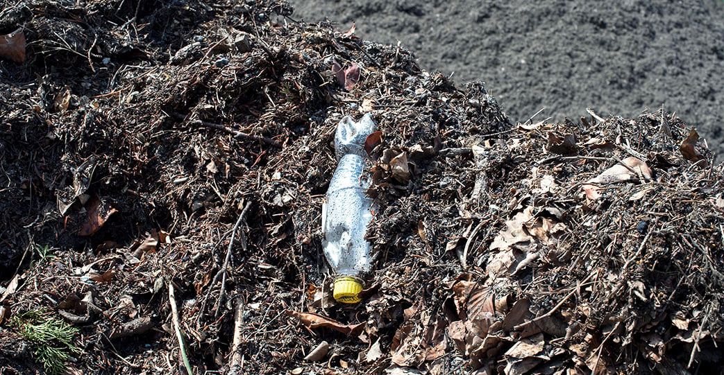 Plastik und andere Störstoffe im Grüngut gilt es zu vermeiden.