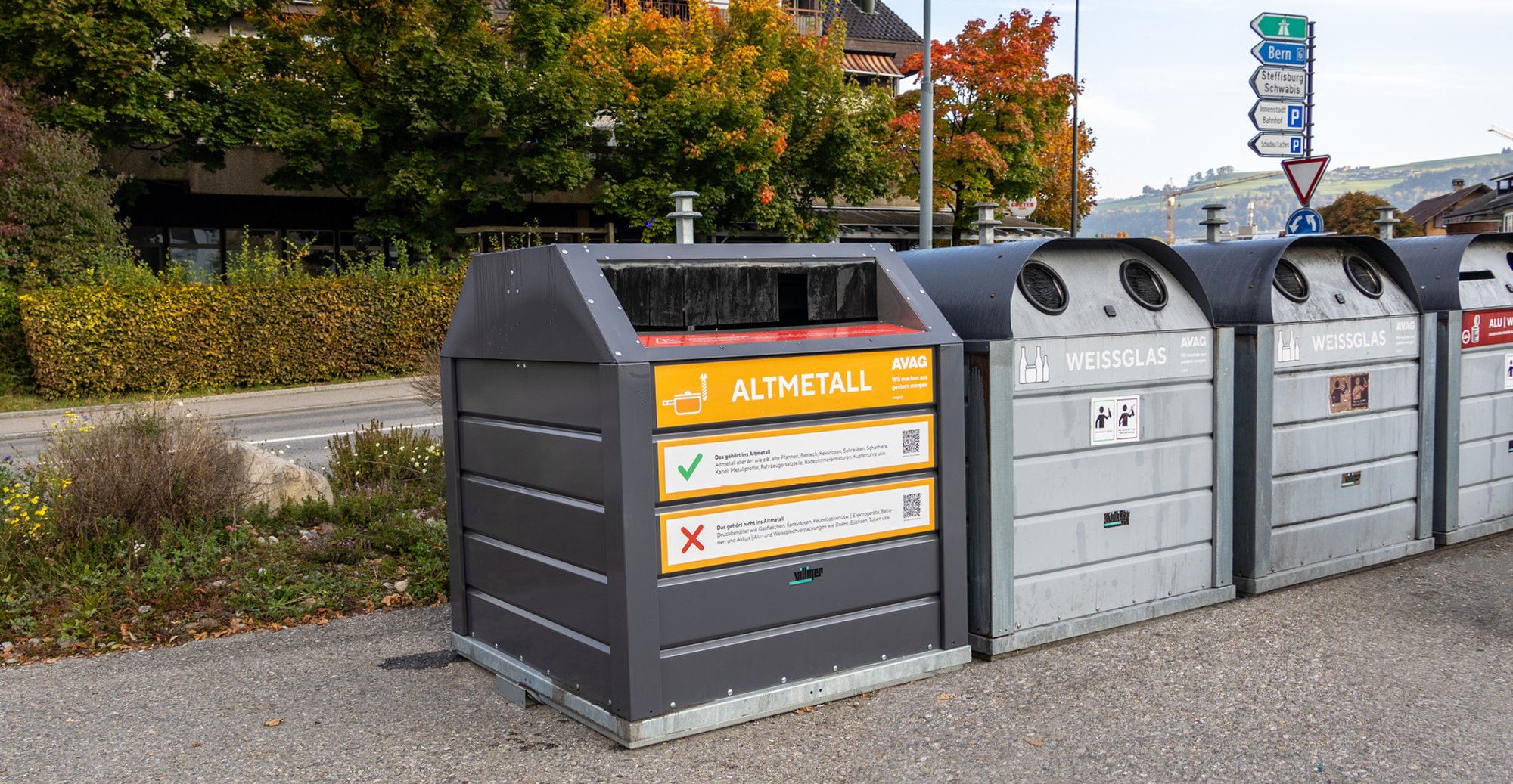 Oberflursammelcontainer für Altmetall