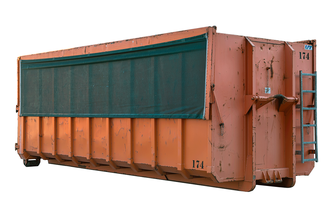 Abrollcontainer Netzdeckel
